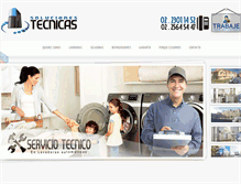 Tablet Screenshot of lavadoras.cl